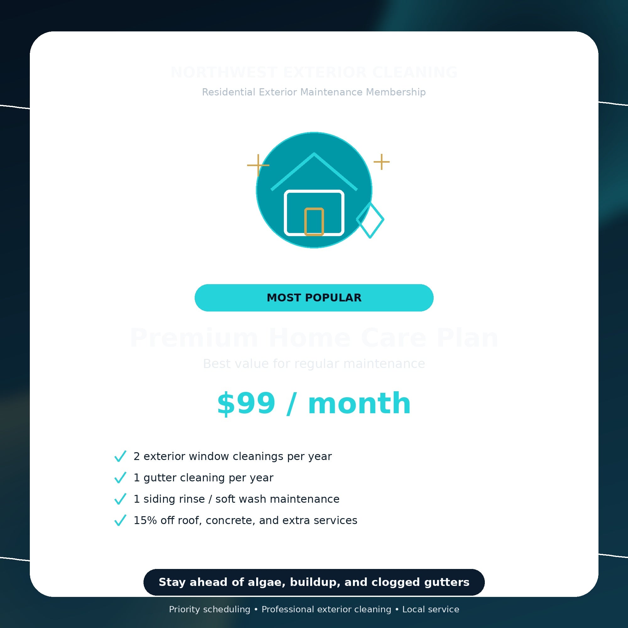 Premium Exterior Maintenance Plan